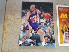 Charles Barkley 1995-96 STADIUM CLUB SPIKE SAYS PROOF ERROR ODDBALL RARE