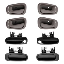 8pcs Exterior Interior Door Handle For 98-02 Toyota Corolla Frontrear Lhrh 8pcs Exterior Interior Door Handle For 98-02 Toyota Corolla Frontrear Lhrh