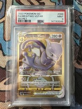 2022 Pokemon Mewtwo Vstar #86 Secret Full Art Gold PSA 9 MINT