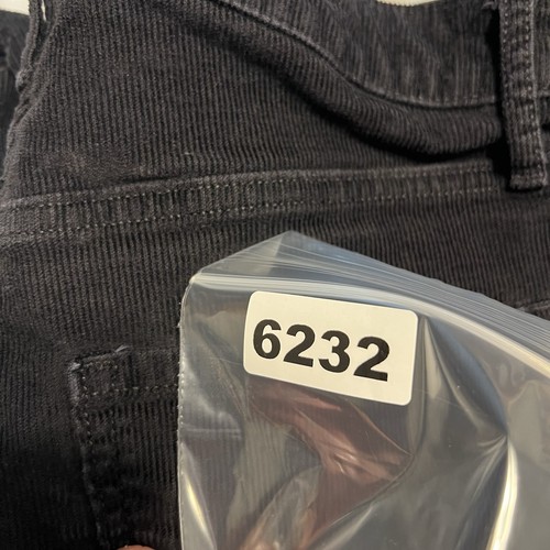 Old Navy Pants Women 8 Petite Black Jack HHR Higher High-Rise Flare Corduroy Y2K - Picture 22 of 22