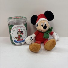 Scentsy Mickey Mouse Holiday Buddy Clip Disney Scented Plush NEW