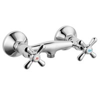 Zweigriff Armatur Dusche Mischbatterie Duscharmatur Wandarmatur Badarmatur Retro