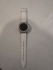 Samsung Galaxy Watch8 Classic 46mm Silver Metal Touchscreen White Silicone Band