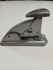 Swingline Vintage Speed Stapler Mid Century Desktop Model #3 Teal Gray Tested