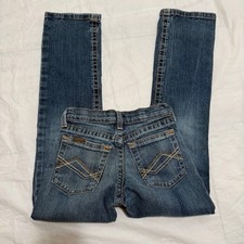 Ariat Boys B5 Slim Jeans Size 12 Western Cowboy Denim
