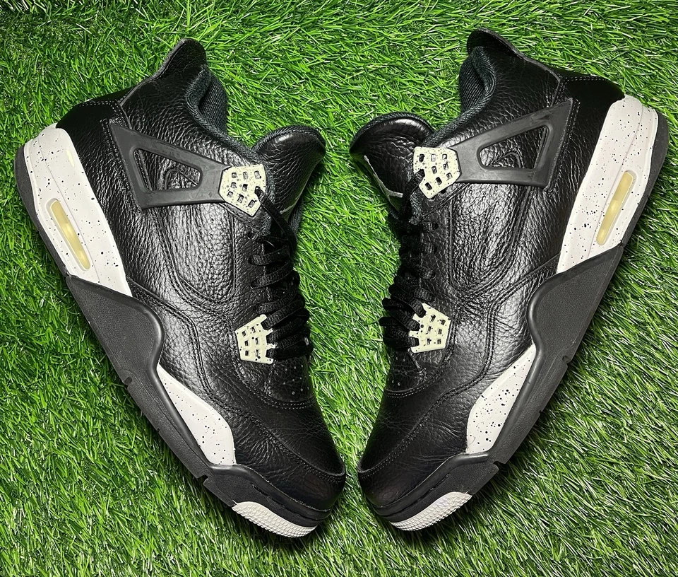 Hombre 10.5 - Jordan 4 Retro Oreo (2015) 314254-003 *Limpio* 100% Estrellas Caja Original Foto 2 de 4