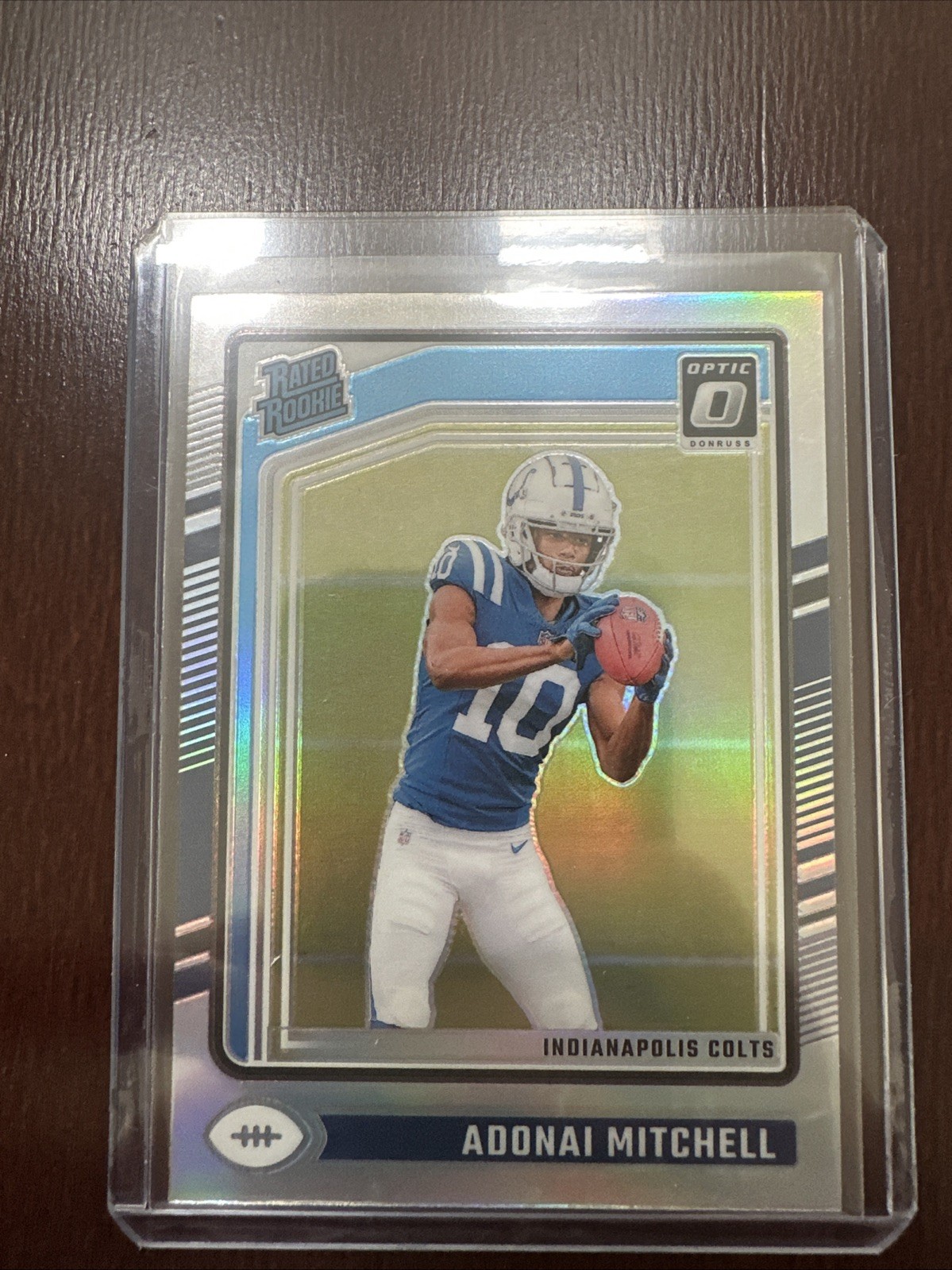 2024 Donruss Optic Adonai Mitchell Rated Rookie Holo Silver #203 Colts