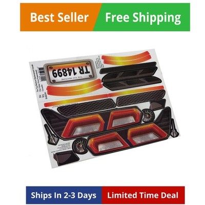 Toy Restore Replacement Stickers fits Power Wheels Corvette Older Model