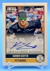 2026 ONYX Vintage Konnor Griffin 101/180 On Card Auto Pittsburgh Pitrates