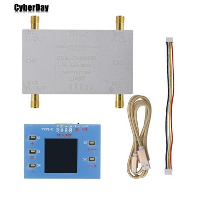 RF-8GHz-60DB Programmable Attenuator + Offline Board +Serial Port Adapter Cable