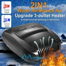 Portable Car Truck 150W Heater Heating Cooling Fan Windscreen Demister Defroster