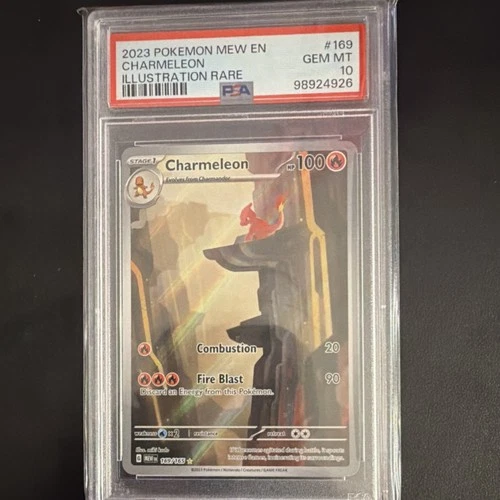 Pokémon Charmeleon 169/165 SV151 Illustration Rare Holo PSA 10