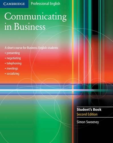 Communicating in Business Student's Book by Simon Sweeney - 9780521549127
