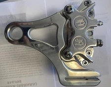 Performance Machine Brake Caliper 125x4R 84-06 Harley - Chrome. 0052-2400