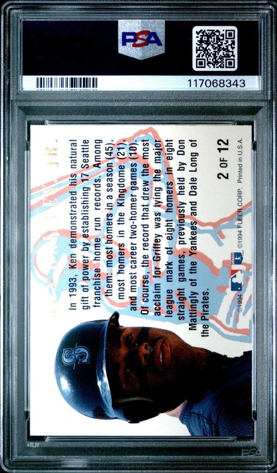 Ultra Home Run Kings 1994 Ken Griffey Jr Foto 2 de 2