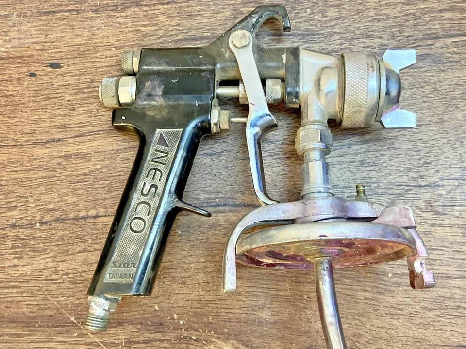 Vintage NESCO Paint Spray Gun Untested (No Tank) - Image 4 of 4