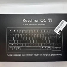 Keychron Q1 V2 With Knob - 75% Keyboard - Shell White