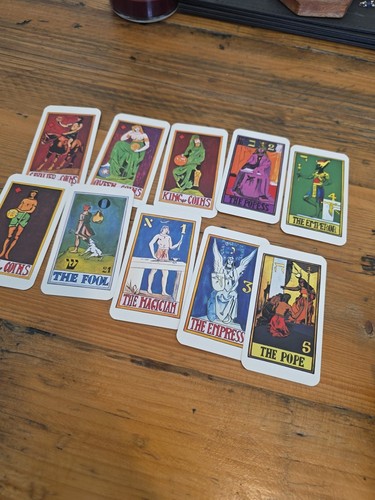 Papus Tarot Deck Cards Set, 1982 Vintage Stuart R. Kaplan, US Games/Carta Mundi - Bild 8 von 11
