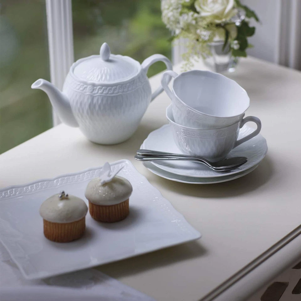 Noritake Teapot (with tea strainer), 510cc, Cher Blanc, Microwave and Dishwasher - Image 4 of 4