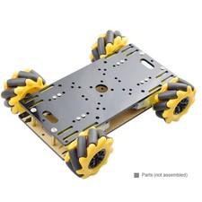 Unassembled Mecanum Wheels Car Smart Omni Robot Chassis Kit W/ Motor For Arduino