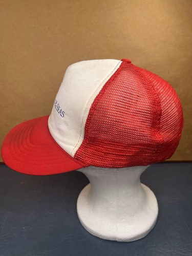 Vintage Sovereign Of The Seas Mega Cruise Ship Royal Caribbean SnapBack Hat Red - Picture 4 of 6