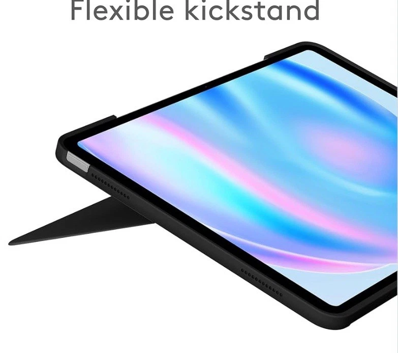 Logitech Combo Touch for iPad Air 11-inch Keyboard Case - Oxford Gray New Sealed - Image 2 of 4