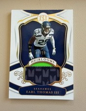 2021 Panini NT HEIRLOOMS Earl Thomas III Game Warn Patch /10 Seattle Seahawks ￼