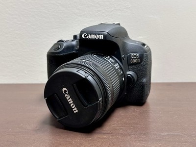 Canon EOS Rebel 800D 18-55mm STM Lens DSLR Camera BUNDLE - BAG - DUMMY BATTERY