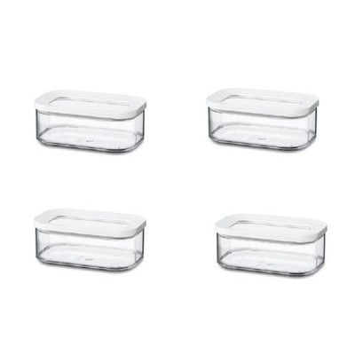 4-tlg. MEPAL Vorratsdosen Spar-Set Modula 425 ml Weiß Vorratsdose