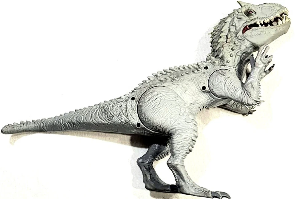 罕见侏罗纪世界公园 Indominus Rex 2015 孩之宝 23 英寸恐龙灯和声音! — 第 2/4 张图片