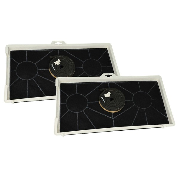 2 Aktivkohlefilter FüR Neff Z5155X0 + Befestigung Dunstabzug-image