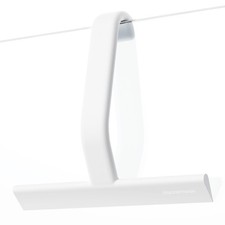 dancemoon JustHang Shower Squeegee for Glass Doors, All-in-One Silicone, Built-i