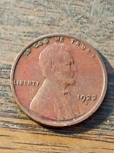1922 D Lincoln Cent Fine