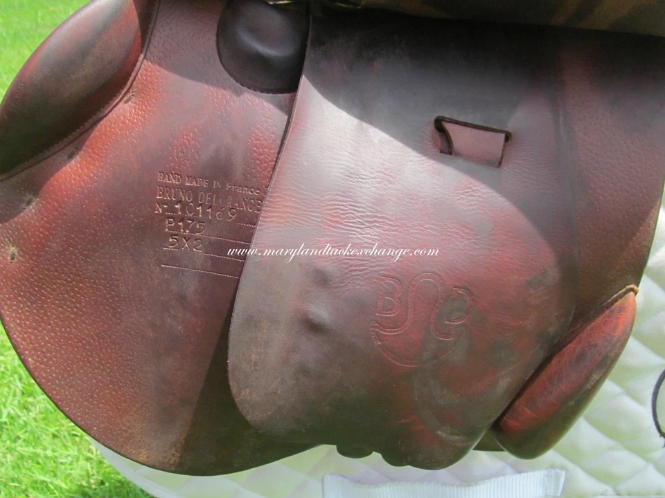 Sillín de salto de contacto cercano 17,5" BRUNO DELGRANGE PARTITION (5x solapas)-¡OFERTA! Foto 4 de 4