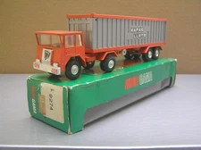 Gama 9274 Faun Articulated Truck with Trailer Hapag Lloyd made in Germany MIB