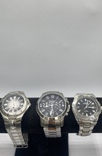 Fossil Assorted Mixed Models Men's Wristwatch Bundle of 3
