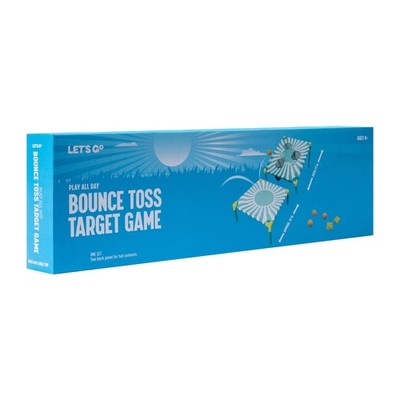 Bounce Toss Target Summer Lawn Game Set 'Lets Go'- (21 in x 12 in) 5B