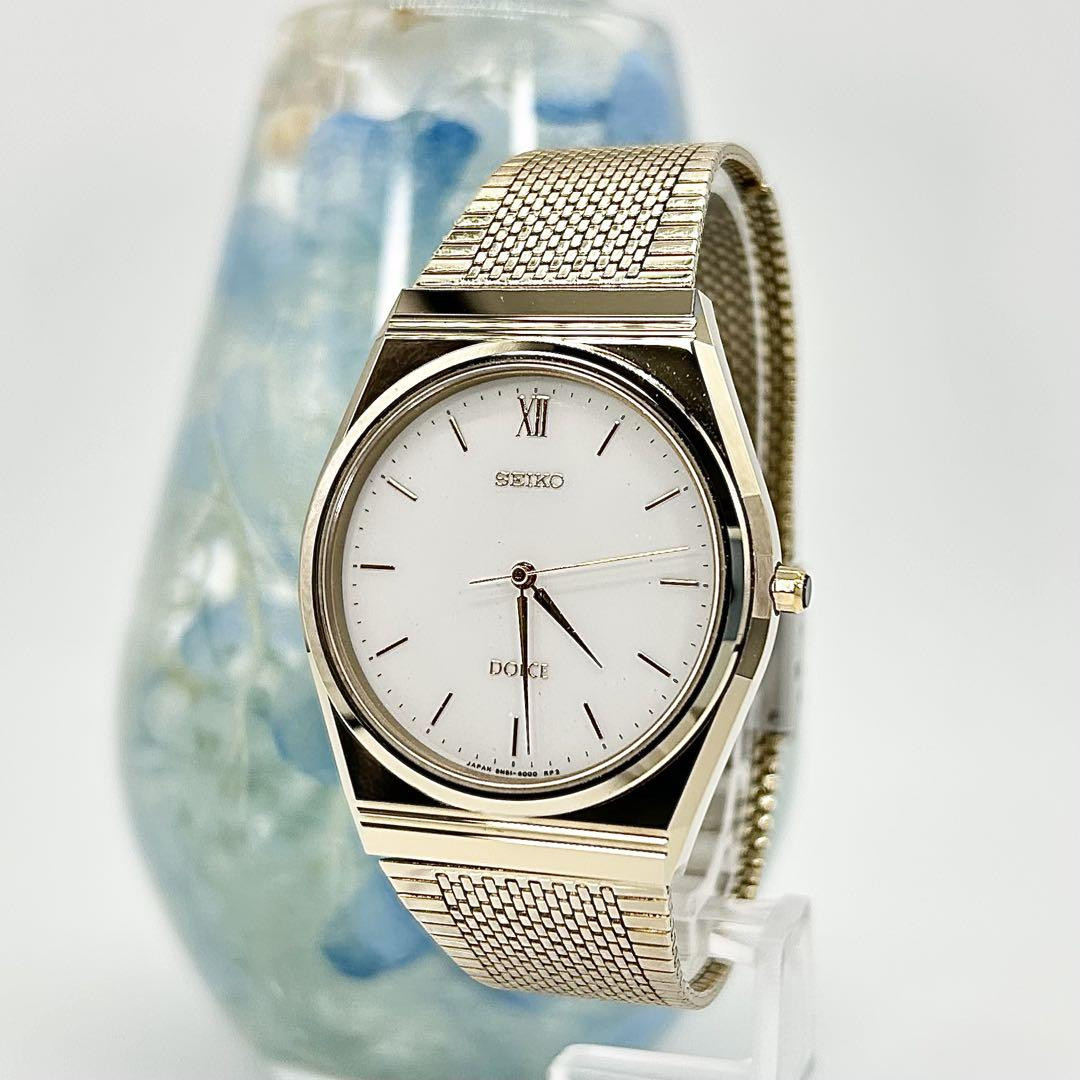SEIKO DOLCE 8n51-6020　18kt ジャンク Vintage Seiko Dolce 8N51-6000 Carbide Watch | eBay