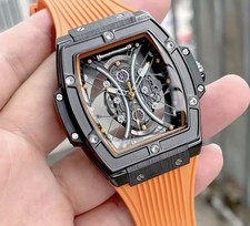Fashion Style Rapper Mille Colorful Deal Skeleton Watch