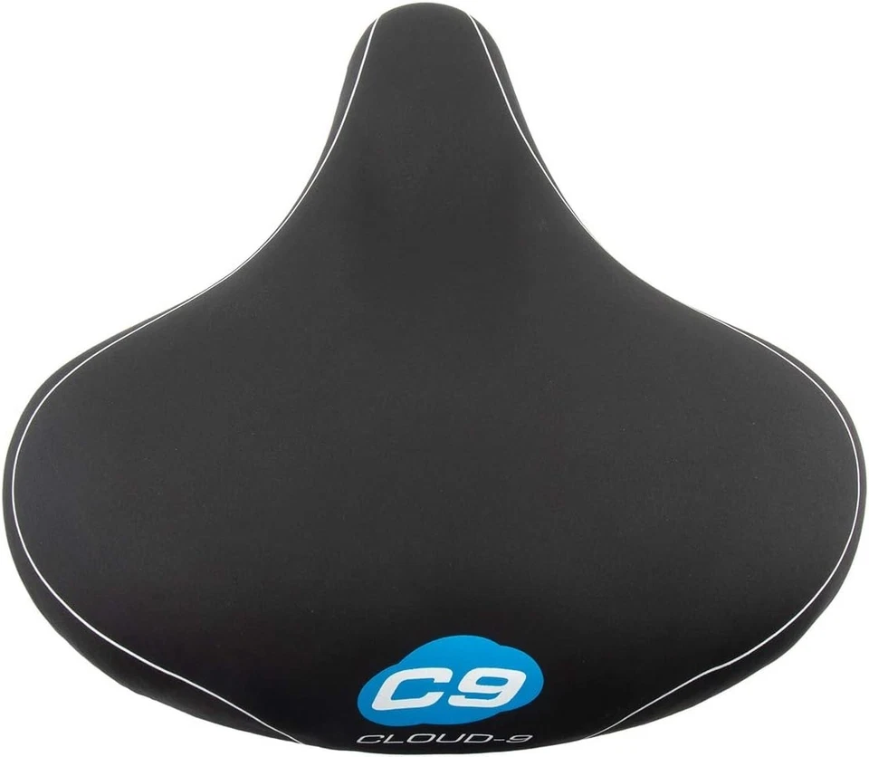 Sillín de gel Sunlite Cruiser - negro tricolor Foto 3 de 4