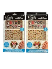 NIB New Box Disney Minnie Mouse nail set press on nails age 6 plus townley Kids