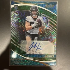 2025 Panini Absolute Jack Kiser RC Green Waves Auto/Autograph /50
