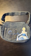 Vintage Disney Cinderella Demin Purse! Disney Store! Rare Item. Great Shape!