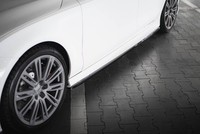 Maxton Design Seitenschweller Ansatz (Paar) V.2 Passend FüR Audi RS7 C7 Schwarz