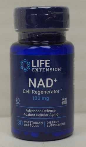 Life Extension NAD+ Cell Regenerator 100 mg - 30 Capsules - EXP: 11/26