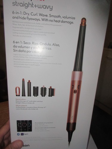 Dyson Airwrap i.d.™ multi-styler and dryer Curly+Coily (Amber silk)