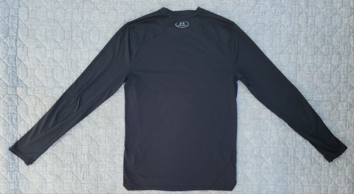 Under Armour Men's Loose Fit Sunblock L/S T-Shirt in Black 1304269; Size Small - Picture 6 of 10