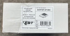 Edwards G4HFWF-S7VMC HF Speaker/Strobe 70V, White, Fire