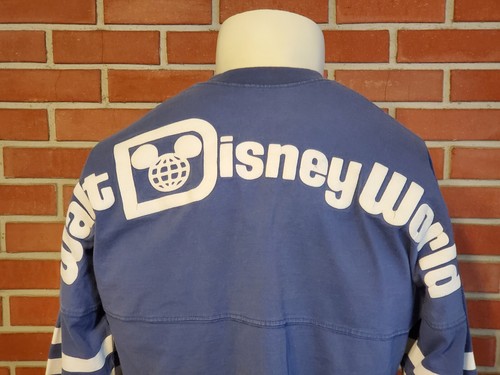 Maglia Walt Disney World Spirit blu taglia media manica lunga USA cotone usata in ottime condizioni - Foto 6 di 10