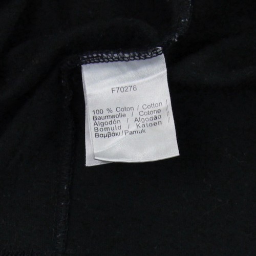 Lacoste T Shirt Mens Medium M 4 Black Cotton Logo Crew Neck T-Shirt Regular Fit - Picture 5 of 7